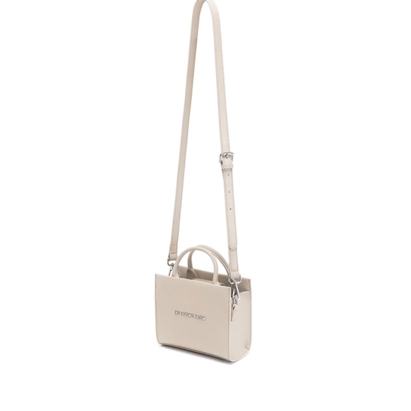 Brandon Blackwood End Systemic Racism Mini Tote in Taupe - Picture 2 of 5